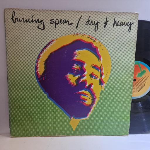 BURNING SPEAR Dry & heavy 12" vinyl LP. MLPS9431