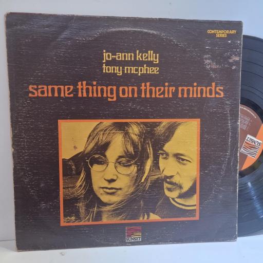 JO-ANNE KELLY & TONY MCPHEE Same thing on their minds 12" vinyl LP. SLS.50209