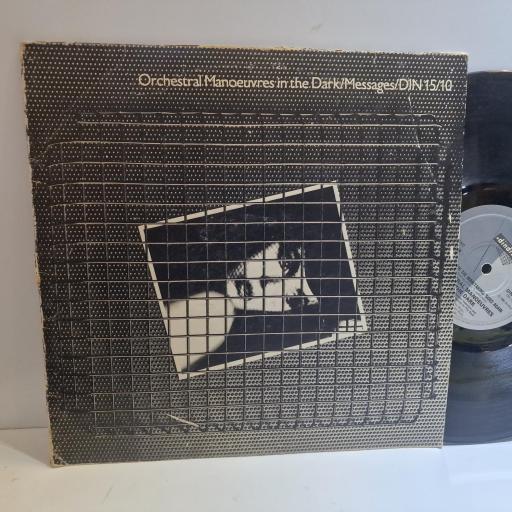 ORCHESTRAL MANOEUVRES IN THE DARK Messages 10" single. DIN15