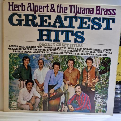 HERB ALPERT & THE TIJUANA BRASS Greatest Hits (Sixteen Great Titles) 12" vinyl LP. AMLS980