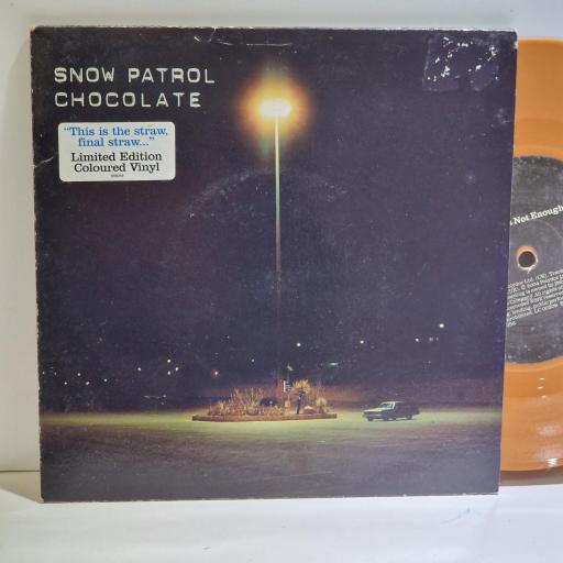 SNOW PATROL Chocolate 7" LIMITED EDITION COLOURED VINYL single. 602498663561