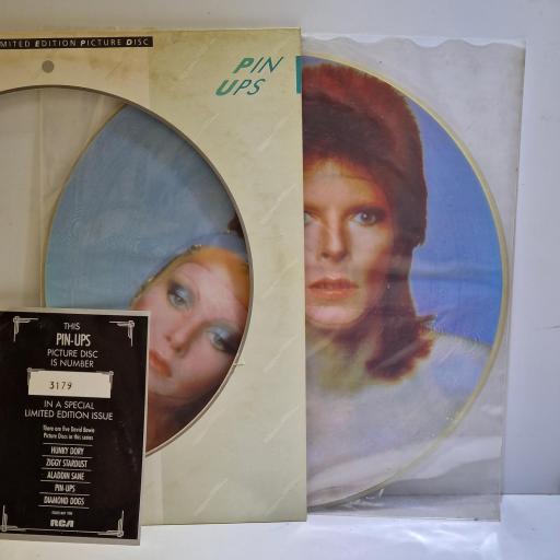 DAVID BOWIE Pin Ups 12" limited edition picture disc LP. BOPIC4
