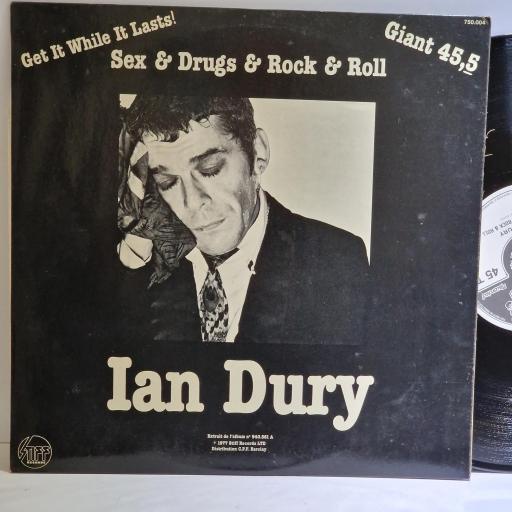IAN DURY Sex & Drugs & Rock & Roll 12" single.