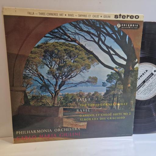 FALLA, RAVEL, PHILHARMONIA ORCHESTRA, CARLO MARIA GIULINI The Three-Cornered Hat / Daphnis Et Chlo Suite No. 2 / Alborada Del Gracioso 12" vinyl LP. SAX2341