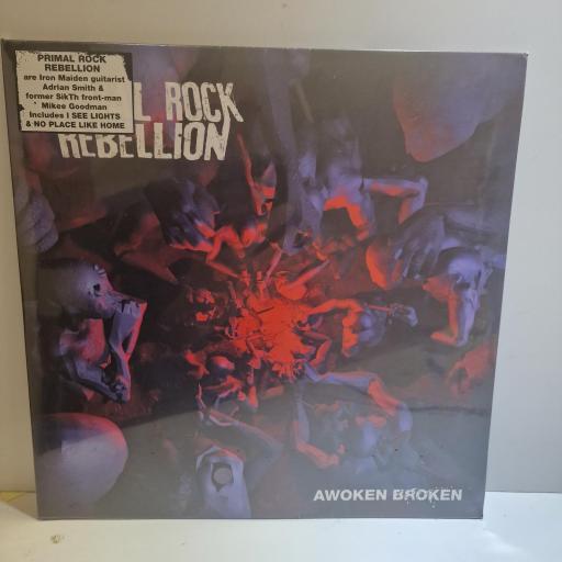 PRIMAL ROCK REBELLION Awoken Broken 2x12" vinyl LP Purple/Red Marbled. 60252738301