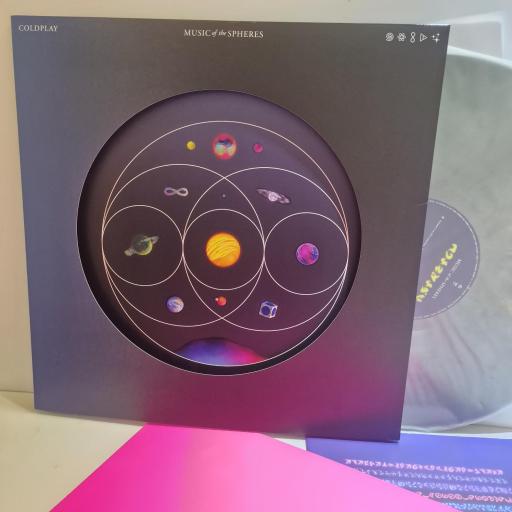 COLDPLAY Music of spheres 12" coloured vinyl LP. 0190296666964