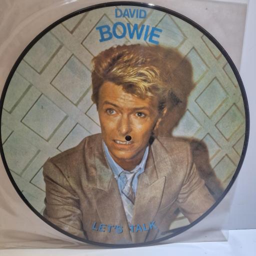 DAVID BOWIE Rare Interview / Let's talk 12" picture disc LP. AR30010