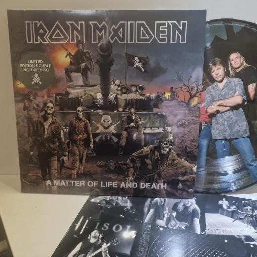 IRON MAIDEN A matter of life and death LIMITED EDITION 2x12" picture disc LP. 0094637232118