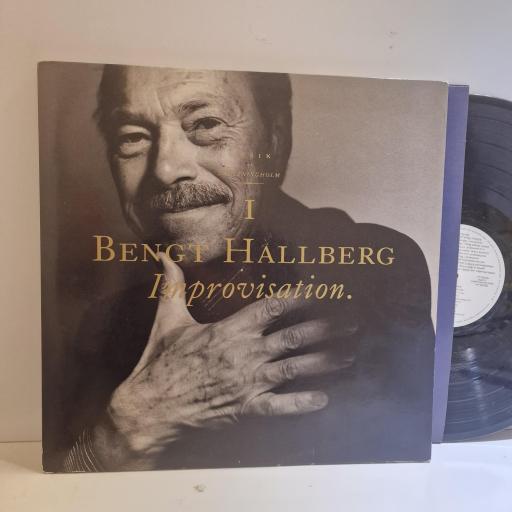 BENGT HALLBERG Improvisation 2x12" vinyl LP. MPD LP 1