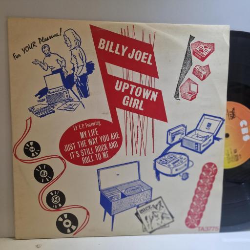 BILLY JOEL Uptown girl 12" vinyl EP TA3775