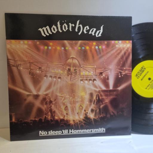 MOTORHEAD No sleep 'til Hammersmith 12" vinyl LP. CLALP179