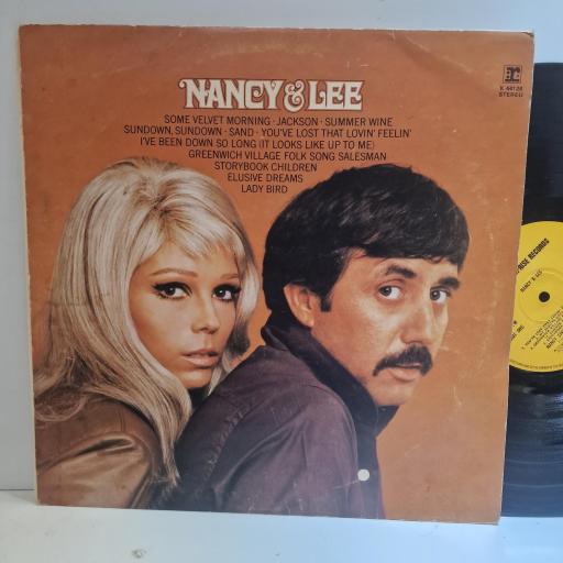 NANCY SINATRA AND LEE HAZLEWOOD Nancy & Lee 12" vinyl LP. K44126