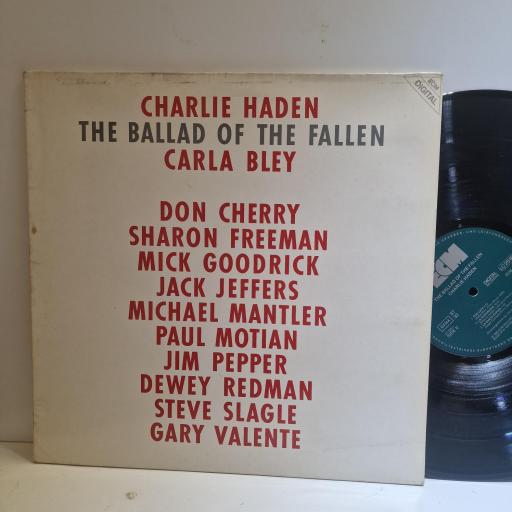 CHARLIE HADEN & CARLA BLEY The Ballad Of The Fallen 12" vinyl LP. ECM1248