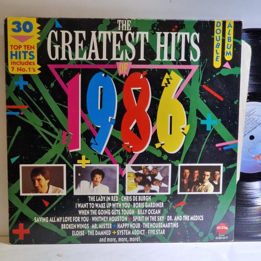 VARIOUS FT. THE HOUSEMARTINS, BILLY OCEAN, LIONEL RICHIE, MARVIN GAYE, WHITNEY HOUSTON The greatest hits of 1986 2x12" vinyl LP. STAR2286