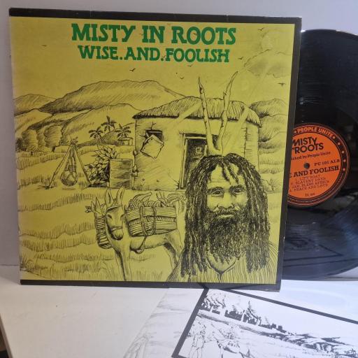 MISTY IN ROOTS Wise And Foolish 12" vinyl LP. PU101ALB