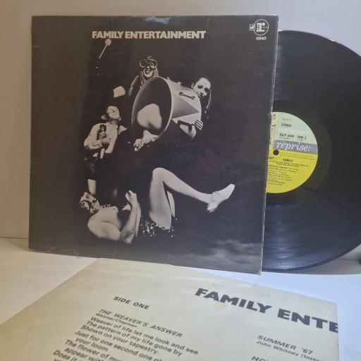 FAMILY Family Entertainment 12" vinyl LP & POSTER 6340
