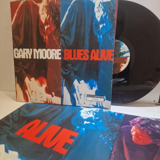 GARY MOORE Blues Alive 2x12" vinyl LP. 077778779810