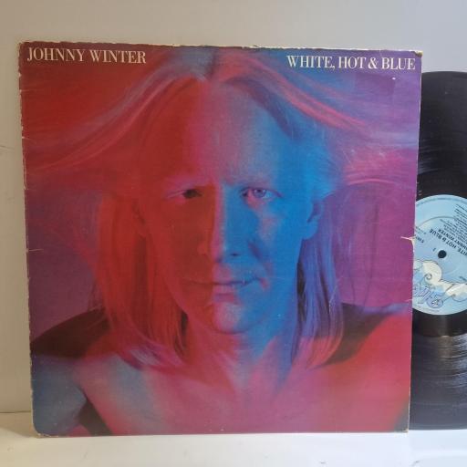 JOHNNY WINTER White, hot & blue 12" vinyl LP. SKY82963