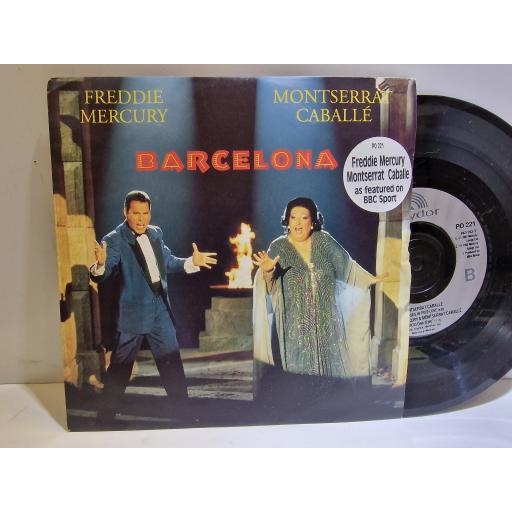 FREDDIE MERCURY & MONTSERRAT CABALLE barcelona, 7 inch single, gatefold, PO221