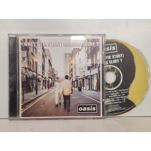 OASIS (What's the story) Morning Glory? compact-disc. CRECD189