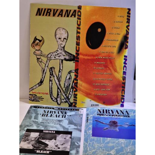 NIRVANA long box print samples merchandise.