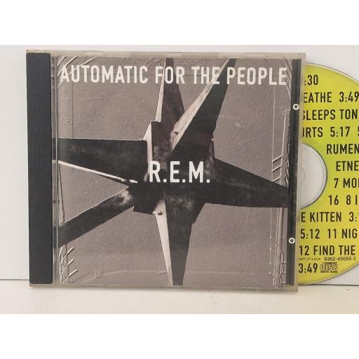 R.E.M. Automatic for the people compact-disc. 9362-45055-2