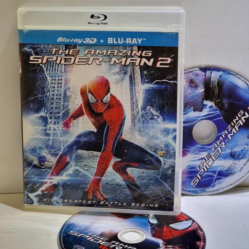 THE AMAZING SPIDERMAN 2 3D & BLU RAY DVD-VIDEO. 5050629139945
