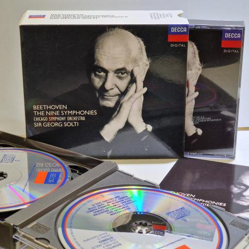 BEETHOVEN, SIR GEORGE SOLTI, CHICAGO SYMPHONY ORCHESTRA The Nine Symphonies 6x compact-disc. 430400-2