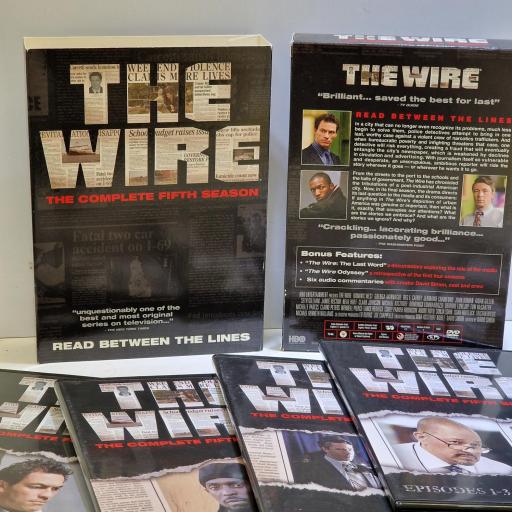 THE WIRE The complete fifth season 4xDVD-VIDEO set. 4000015751