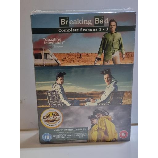BREAKING BAD Breaking Bad 1-3 (DVD Boxset, 11-Discs) Bryan Cranston. 5050350647825