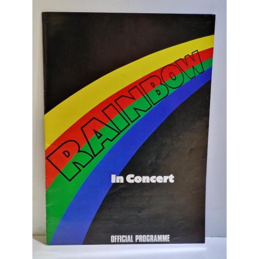 RAINBOW In Concert Official tour Programme and ticket stub 1976