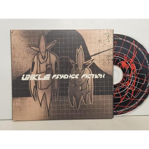 UNKLE Psycence fiction compact-disc. 7314-540-970-2