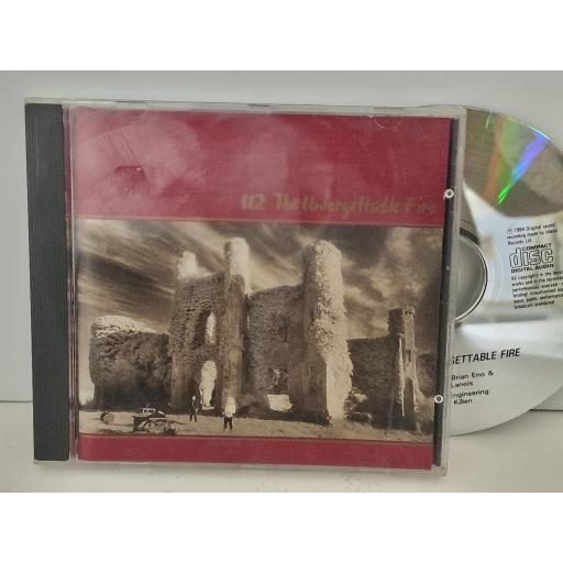 U2 The unforgettable fire compact-disc. CID102