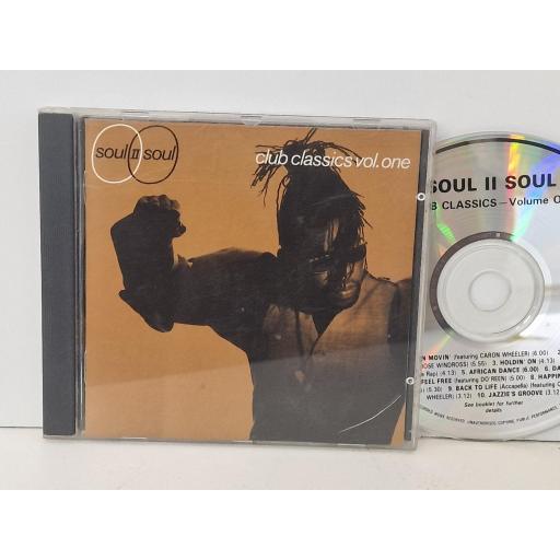 SOUL II SOUL Club Classics Vol. One compact-disc. DIXCD82