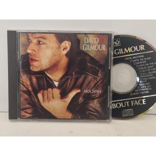 DAVID GILMOUR About face compact-disc. CDP7460312