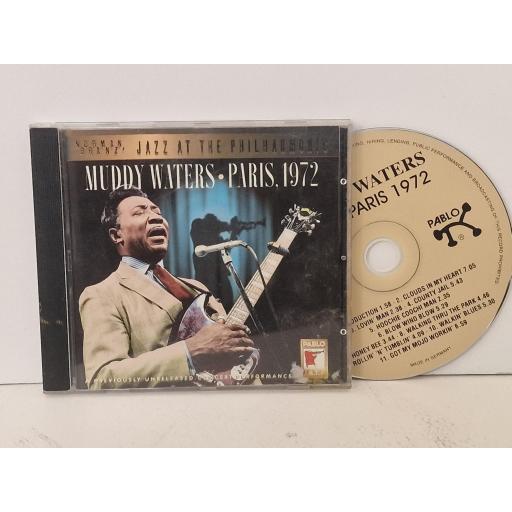 MUDDY WATERS Paris, 1972 compact-disc. PACD-5302-2