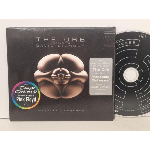 THE ORB featuring DAVID GILMOUR Metallic Spheres compact-disc. 886977604423