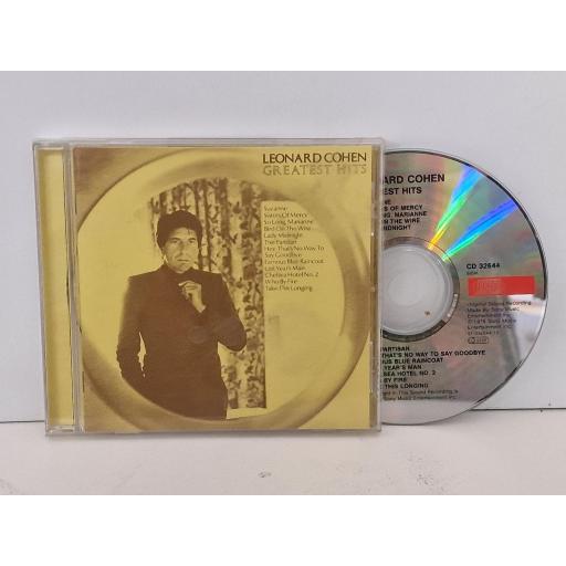 LEONARD COHEN Greatest Hits compact-disc. CD32644