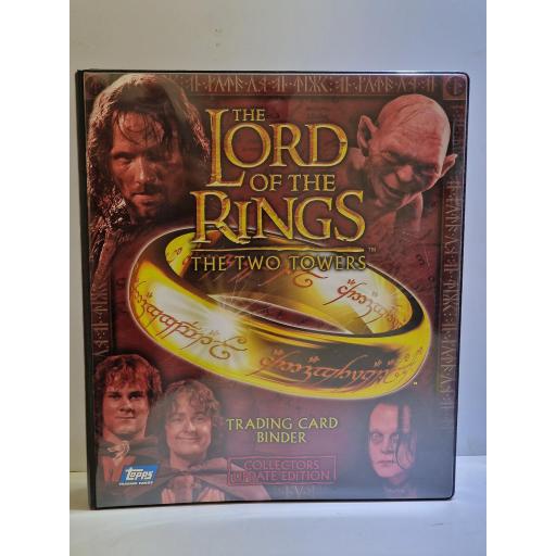 THE LORD OF THE RINGS The Two Towers - Trading Card Binder + 207 CARDS merchandise. 5018819902830