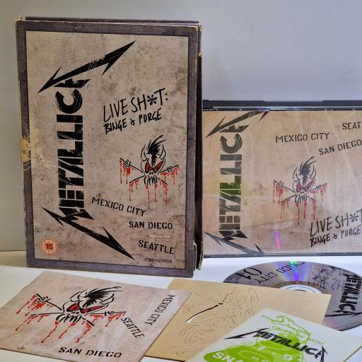 METALLICA Live Sh*t: Binge & Purge 2xDVD-VIDEO, 3x compact-disc set. 044007709702