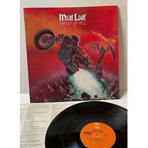 MEATLOAF bat out of hell. EPC 82419.