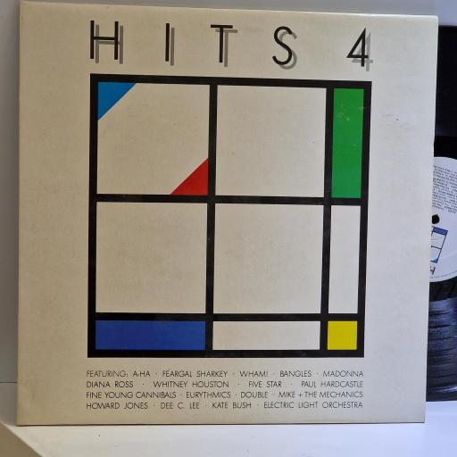 VARIOUS FT. WHAM!, MADONNA, KATE BUSH, DIANA ROSS, WHITNEY HOUSTON Hits 4 2x12" vinyl LP. HITS4
