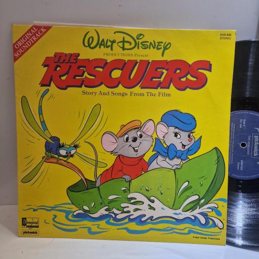 WALT DISNEY Productions Present The Rescuers ORIGINAL SOUNDTRACK 12" vinyl LP. SHM936