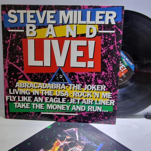 STEVE MILLER BAND Live! 12" vinyl LP. MERL18
