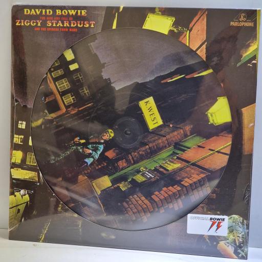DAVID BOWIE The Rise And Fall Of Ziggy Stardust And The Spiders From Mars 12" picture disc LP. 0190296459573
