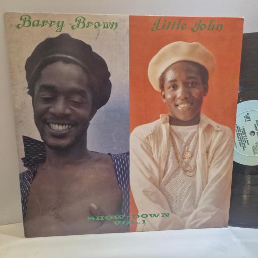 BARRY BROWN & LITTLE JOHN Showdown Vol. 1 12" vinyl LP. JJ-135