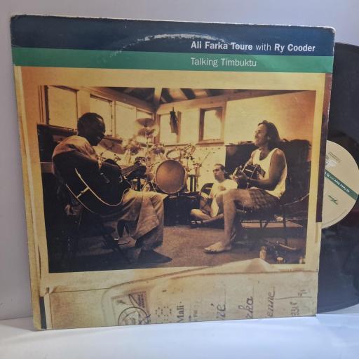 ALI FARKA TOURE with RY COODER Talking Timbuktu 12" vinyl LP. WCB040