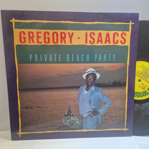 GREGORY ISAACS Private beach party 12" vinyl LP. GREL85