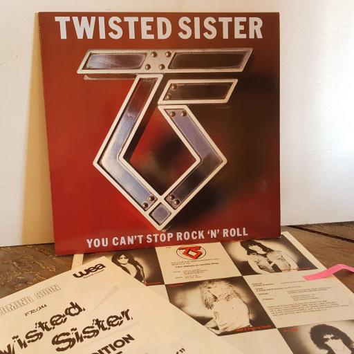 TWISTED SISTER you can't stop rock n roll. VINYL 12" LP. A0074