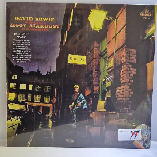 DAVID BOWIE The Rise And Fall Of Ziggy Stardust And The Spiders From Mars 12" HALF SPEED MASTERED vinyl LP. 0190296314353
